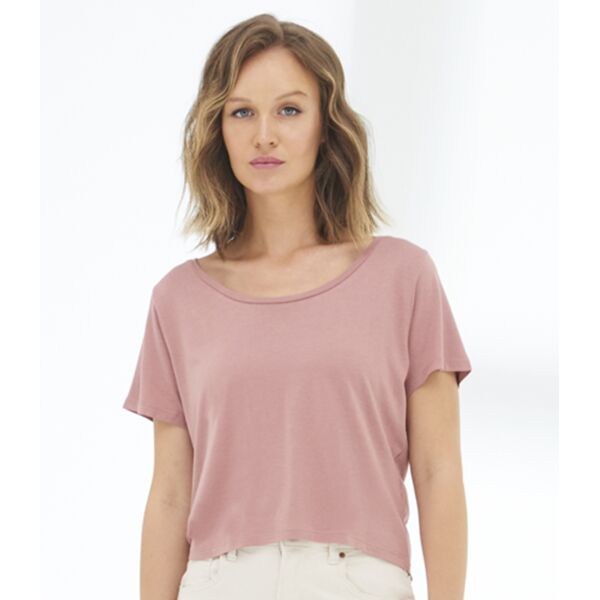 Ecologie Ladies Daintree EcoViscose Cropped T-Shirt Thumbnail